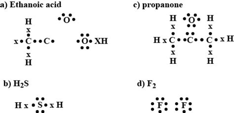 propanone electron dot structure|dot structure of h2s.